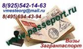 Услуги: Загранпаспорт, визы москва