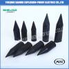 Black PVC shroud  for cable gland