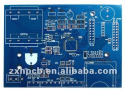 Blue solder mask double sided PCB