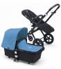 Bugaboo Cameleon 3 Stroller - All Black/Ice Blue