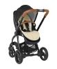 Egg Pushchair - Espresso Black Fabric on Black Chassis