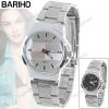 (BARIHO) Fashionable Stainless Steel Wrist Quartz Watch Timepiece with Round Case for Women Female WWM-68640