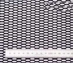 Алюминиевая чёрная сетка Шестигранник на ВАЗ (Lada) ОКА (1111)