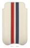 Чехол для iPhone 4/4S Beyzacases Slimline Stripes (flo white/red&dark.blue)