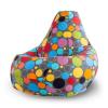 Кресло-мешок с разноцветными шариками