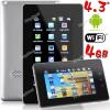 4.3" Android 2.2 OS WiFi Tablet PC Flat PC...
