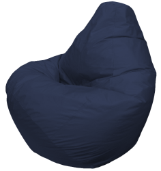 Кресло мешок Груша Макси темно-синее