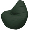 Кресло мешок Груша Макси темно-зеленое