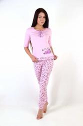 Пижама Цветочная коллекция Лаванда (Брюки)