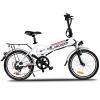 ANCHEER Power Plus Folding Electric Mountain Bike with Lithium-Ion Battery