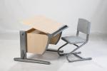 Набор трансформируемой мебели: стол СУТ.12-00 клен/серый, стул СУТ.01