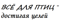 Всё для птиц