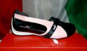 Босоножки-балетки детские кожаные PUMA ESPERA GLITTER FS PS из Италии﻿