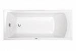 Ванна акрил (Сантек) 1,5*0,7 м "Монако" белая в комплекте (рама,сифон,крепеж к стене)