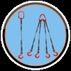Грузоподъемное оборудование   (стропы, канат, крюки, звенья, цепи)