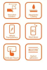 Закаленное стекло на IPhone 5