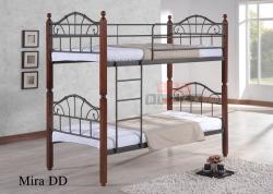 Кровать МИРА - DD (Mira-DD-90х190) Темный орех