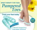 Массажное средство для пальцев ног Pampered Toes (Пэмперд Тус)