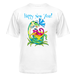Мужская футболка Скорпион. Знак зодиака на год Змеи. 2013