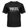 Мужская футболка New Year coming хром