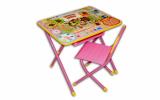 Наборы  детской складной трансформируемой мебели №3 "Вини Пух" розовый