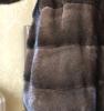 Норковая шуба поперечка с капюшоном, размер 48-52,арт 10031
