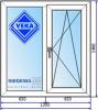 Окно из профиля VEKA EUROLINE 58мм - превосходные теплоизолирующие характеристики
