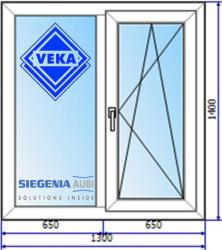 Окно из профиля VEKA EUROLINE 58мм - превосходные теплоизолирующие...