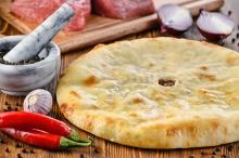 Осетинский пирог с мясом и халапенью