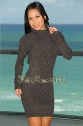 Платье Gray Turtleneck
