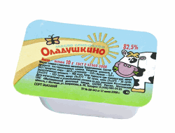Порционное масло "Оладушкино"
