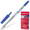 Ручка шариковая ERICH KRAUSE "Ultra L-10", масл, корпус прозрачный, толщ. письма 0,6мм, 13873,синяя