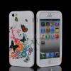 Силиконовый чехол Бабочка для Iphone 4, 4s, 5