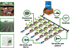 Система капельного полива 150 м.