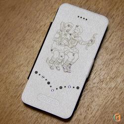Ультратонкий чехол Clover Близнецы для Apple iPhone 5/5S