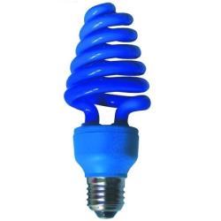 ЭНЕРГОСБЕРЕГАЮЩАЯ ЛАМПА ECOLA SPIRAL COLOR 20W 220V E27 BLUE СИНИЙ...