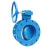 фланцевый дроссельный клапан bkvalve standar manual cast steel double flanged worm gear valve butterfly