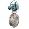 фланцевый эксцентриковый дроссельный клапан Corrosion Acid and alkali resistance stainless steel SS304 SS316doubel flanged triple off butterfly valve