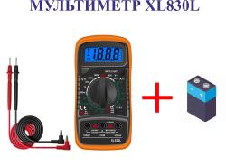 №1 Мультиметр-тестер XL830L+батарейка