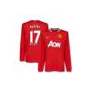 11-12 Man Utd Home L/S Jersey + Nani 17
