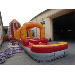 5006315- Commercial Amusement Park Giant Inflatable Volcano Water Slip...