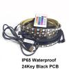 5M 300LED IP65 waterproof black pcb 60led/ m 5v usb TV/ PC led rgb...