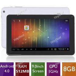 9 "Мульти-сенсорный емкостный экран Android 4.0 Tablet PC 8GB с...