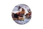 Decorative Plate - "Riding the mountain"