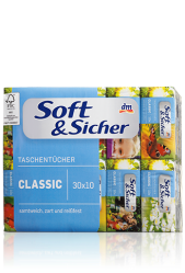 Denkmit Soft&Sicher Taschentücher (носовички) 10шт