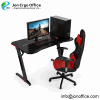 Gaming Desk Computer Z Shaped E Sports Gaming Table Laptop LED Lights
