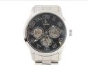 IK-98230G-2 Skeleton Mechanical Men's Wrist Watch (Black)