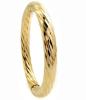 Ladies 14k yellow gold bangle