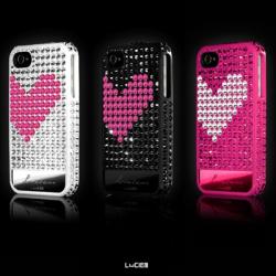Lucien Elements Loveless Genuine Crystals  iPhone 4/4S Case