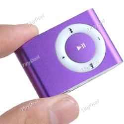 Rectangular Shaped Clip MP3 Music Player with Circle Operation Pad+ TF...